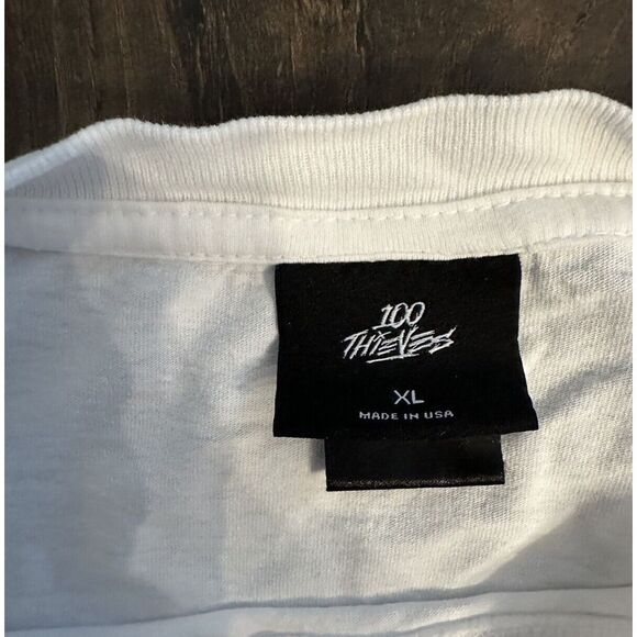 100 Thieves x Jujutsu Kaisen Finger Long Sleeve Tee XL Made In USA - Picture 4 of 9